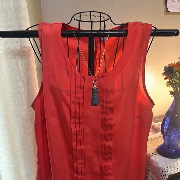 Merona Tops - Women's Red Sleeveless Top
